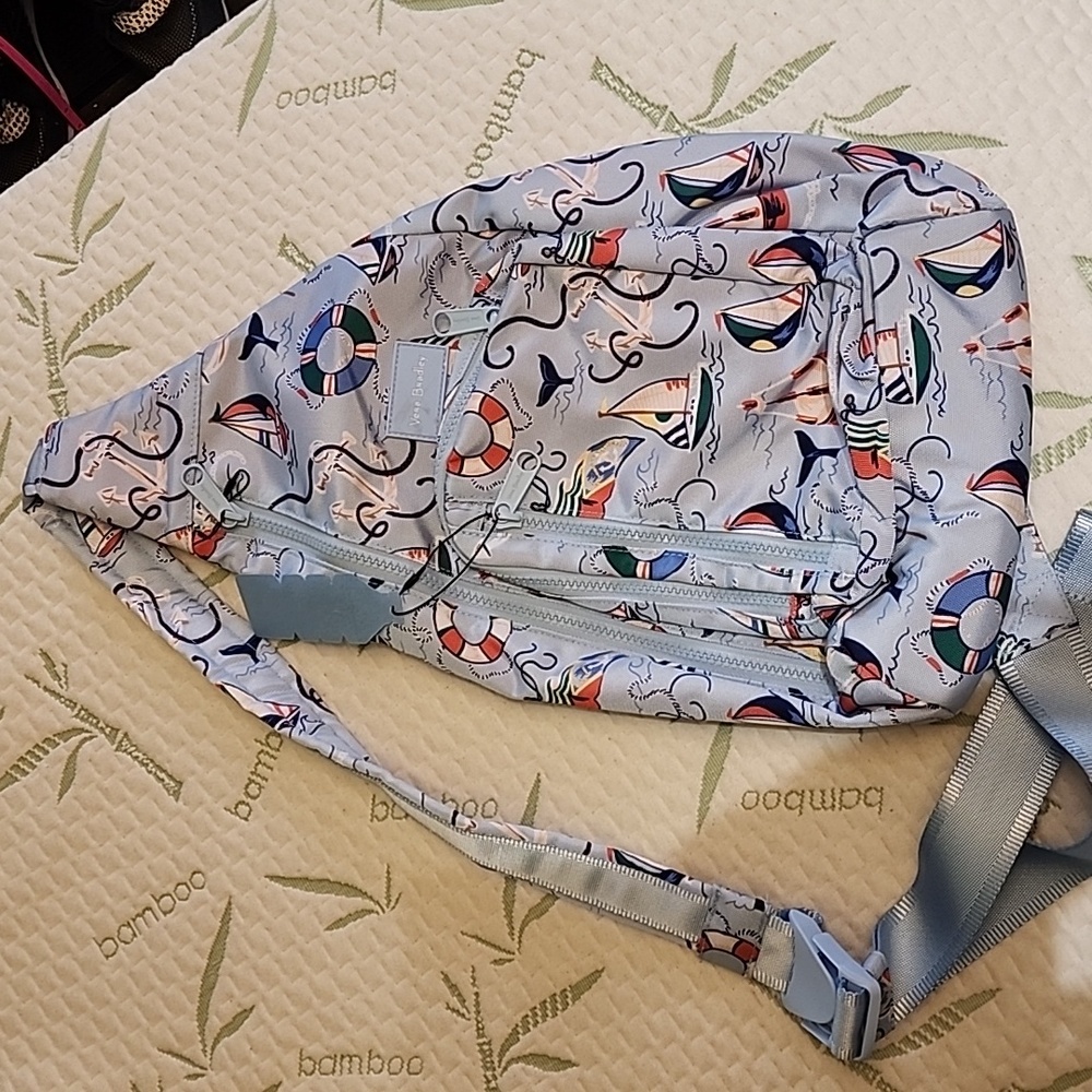 Vera Bradley sailboat sling bag NWT